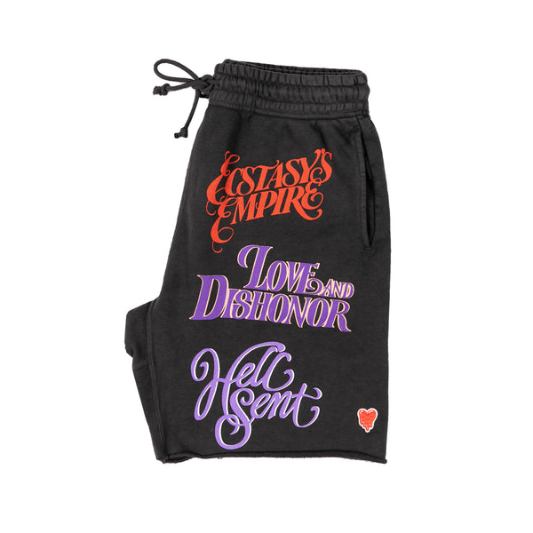 LOVE STORY SHORTS CHARCOAL