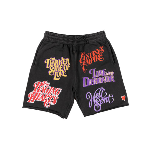 LOVE STORY SHORTS CHARCOAL