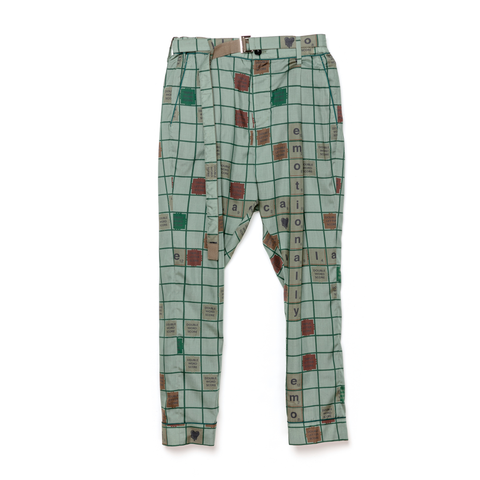 Sacai X EU Board Game Print Pajama Pants